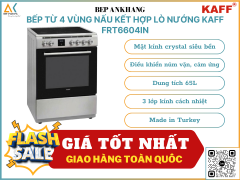 Lò Nướng Kết Hợp Bếp Từ Có 4 Vùng Nấu KAFF KF - FRT6604IN - Made in Turkey